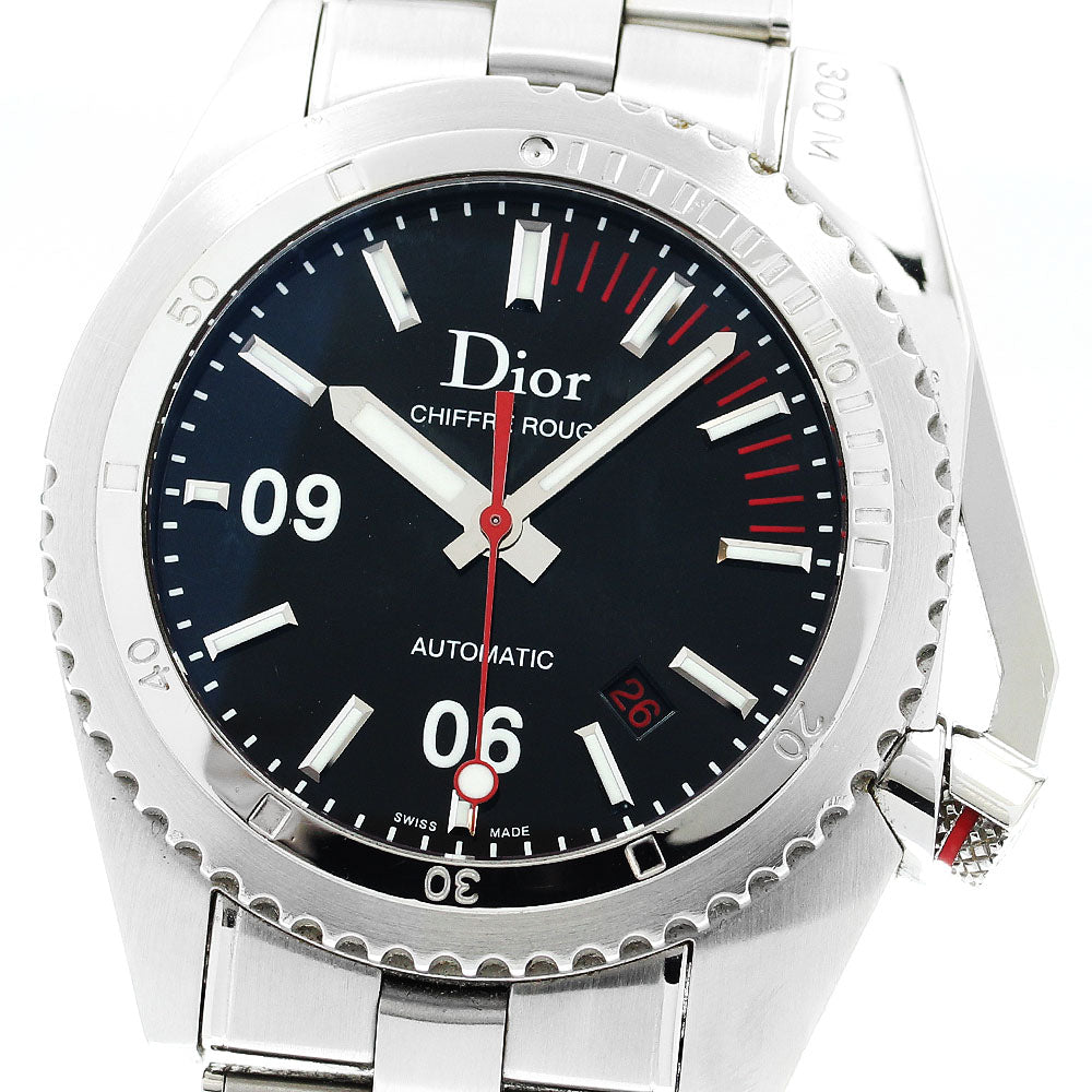 Dior Chiffle Rouge CD085510/01 Date black Dial Automatic Men's Watch_893964