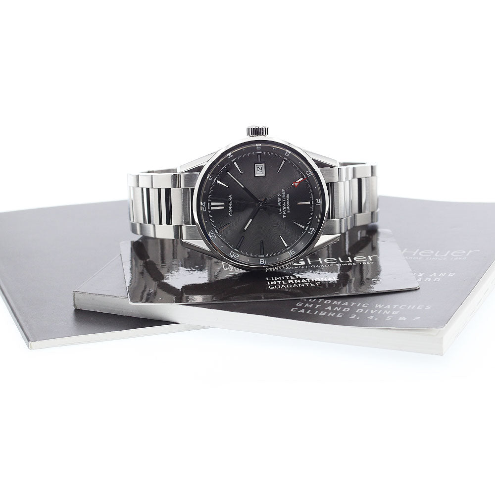 TAG HEUER Carrera twin time WAR2012-1 CALIBRE 7 Automatic Men's Watch_893967