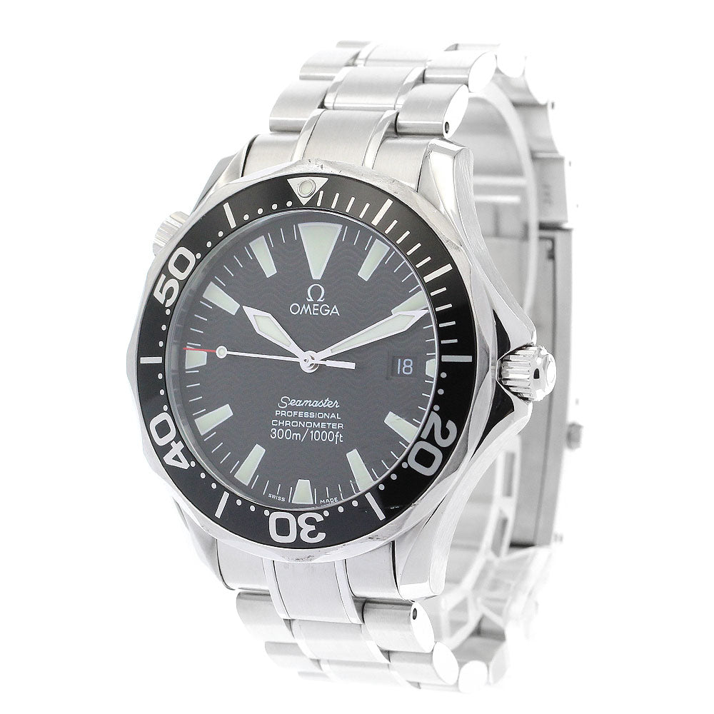 OMEGA Seamaster300 2254.50 Date black Dial Automatic Men's Watch_893973