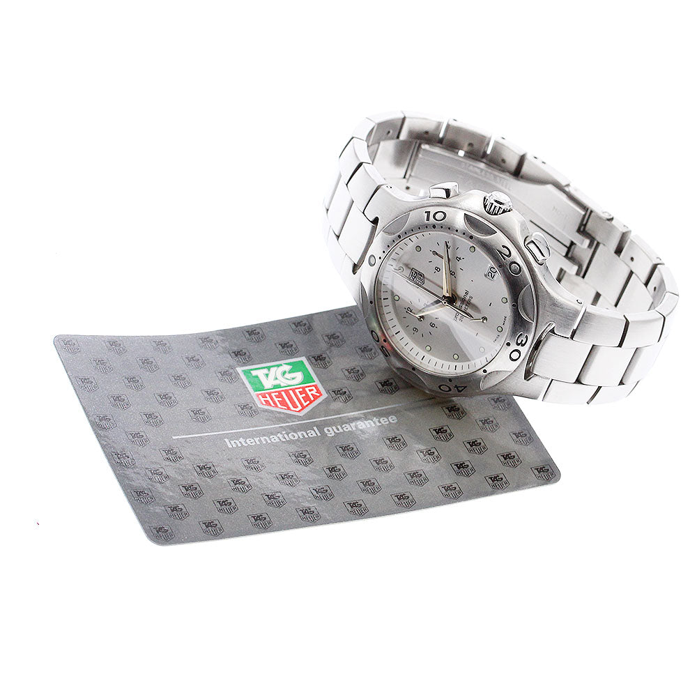 TAG HEUER Kylium CL1111-0 Chronograph Date Silver Dial Quartz Men's Watch_893977