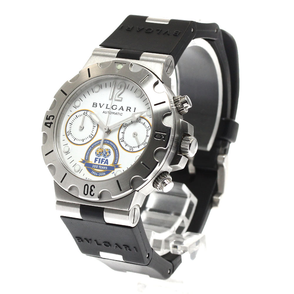 BVLGARI Diagono Scuba FIFA World Limited 100th Anniversary SCB38S Chronograph white Dial Automatic Men's Watch_893985