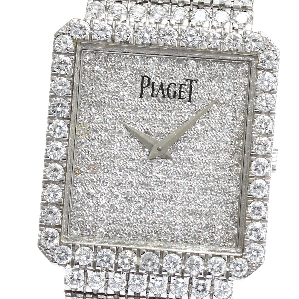 PIAGET Protocol 9154 K18WG full diamond Hand Winding Boy's Watch_894000