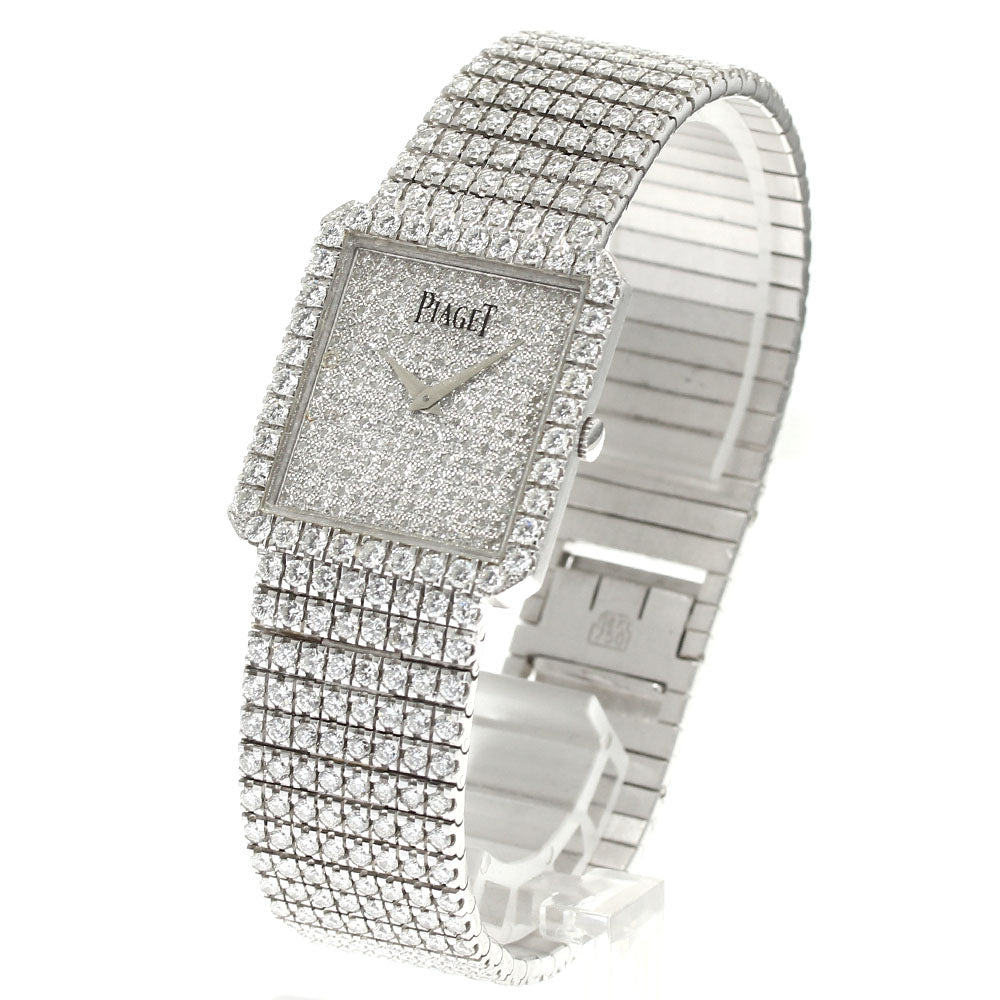 PIAGET Protocol 9154 K18WG full diamond Hand Winding Boy's Watch_894000