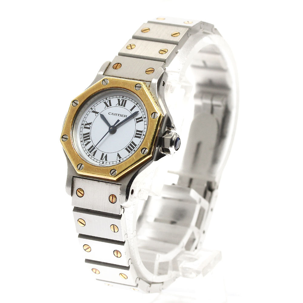 CARTIER Santos Octagon SM White Dial Automatic Ladies Watch_894001