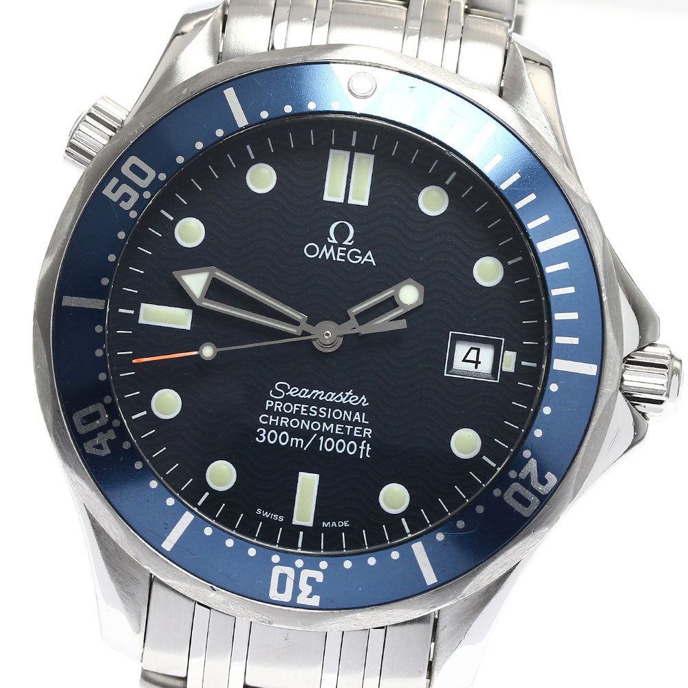 OMEGA Seamaster300 2531.80 Date Navy Dial Automatic Men's Watch_894014