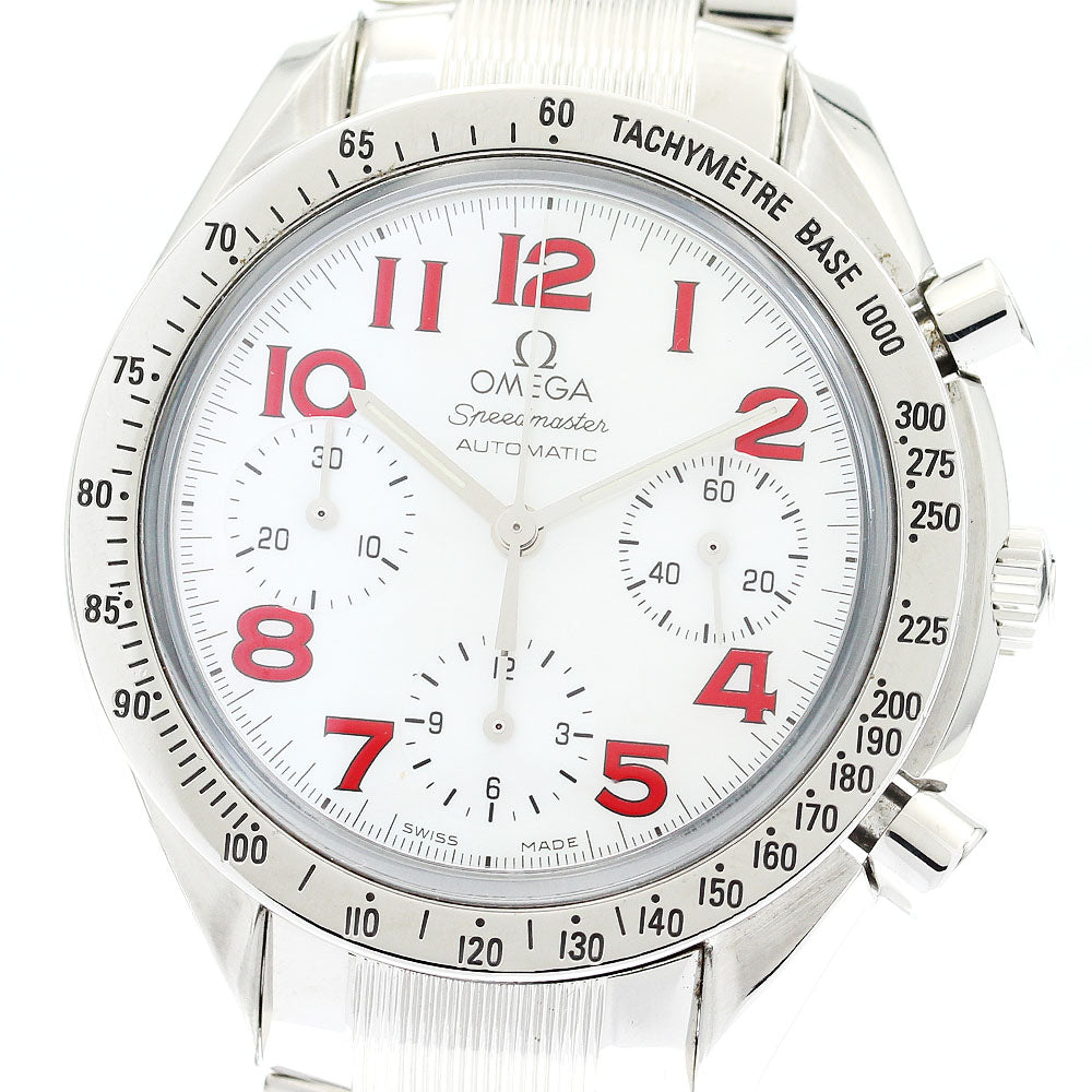 OMEGA Speedmaster 3834.79.40 Chronograph White shell Dial Automatic Ladies Watch_894024