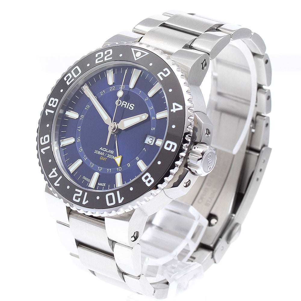 ORIS Aquis 7754 GMT blue Dial Automatic Men's Watch_894031