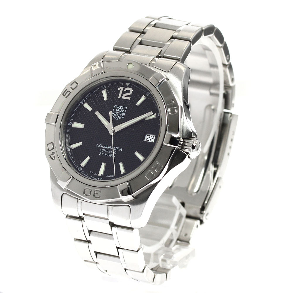 TAG HEUER Aqua racer WAF2110-0 Date black Dial Automatic Men's Watch_894032