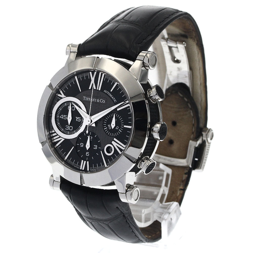 TIFFANY&Co. Atlas Gen Z1000.82.12A10A71A Chronograph black Dial Automatic Men's Watch_894041
