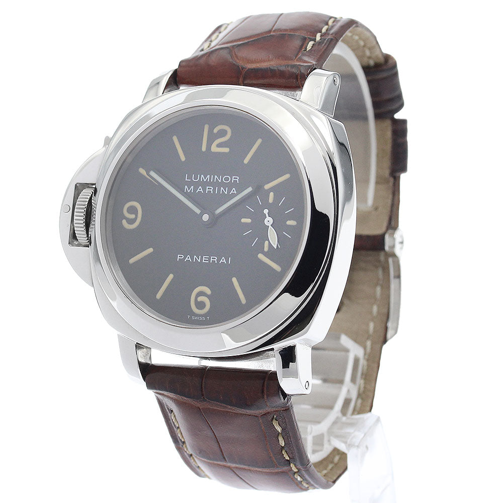 PANERAI Luminor PAM00022 Left Hand 44 black Dial Hand Winding Men's Watch_894045