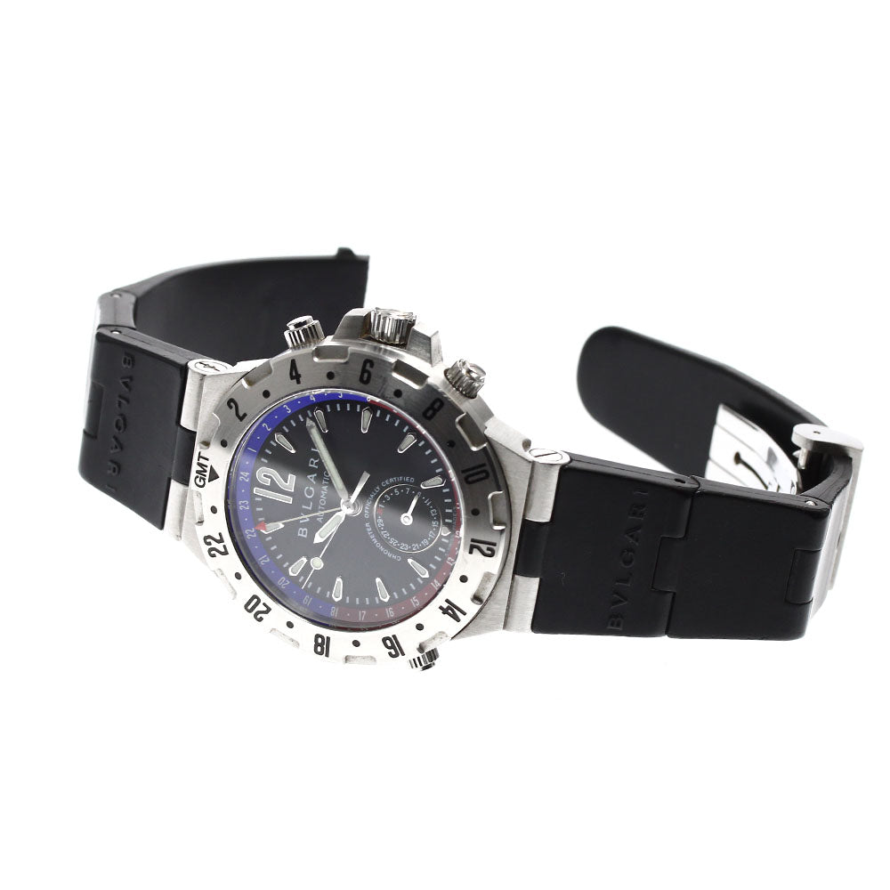 BVLGARI Diagono GMT40S GMT date black Dial Automatic Men's Watch_894057