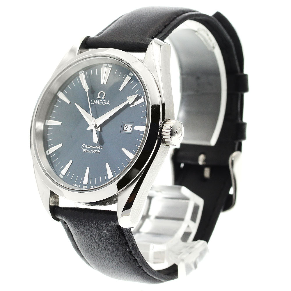 OMEGA Seamaster Aqua Terra 2517.80 Date Navy Dial Quartz Men's Watch_894090