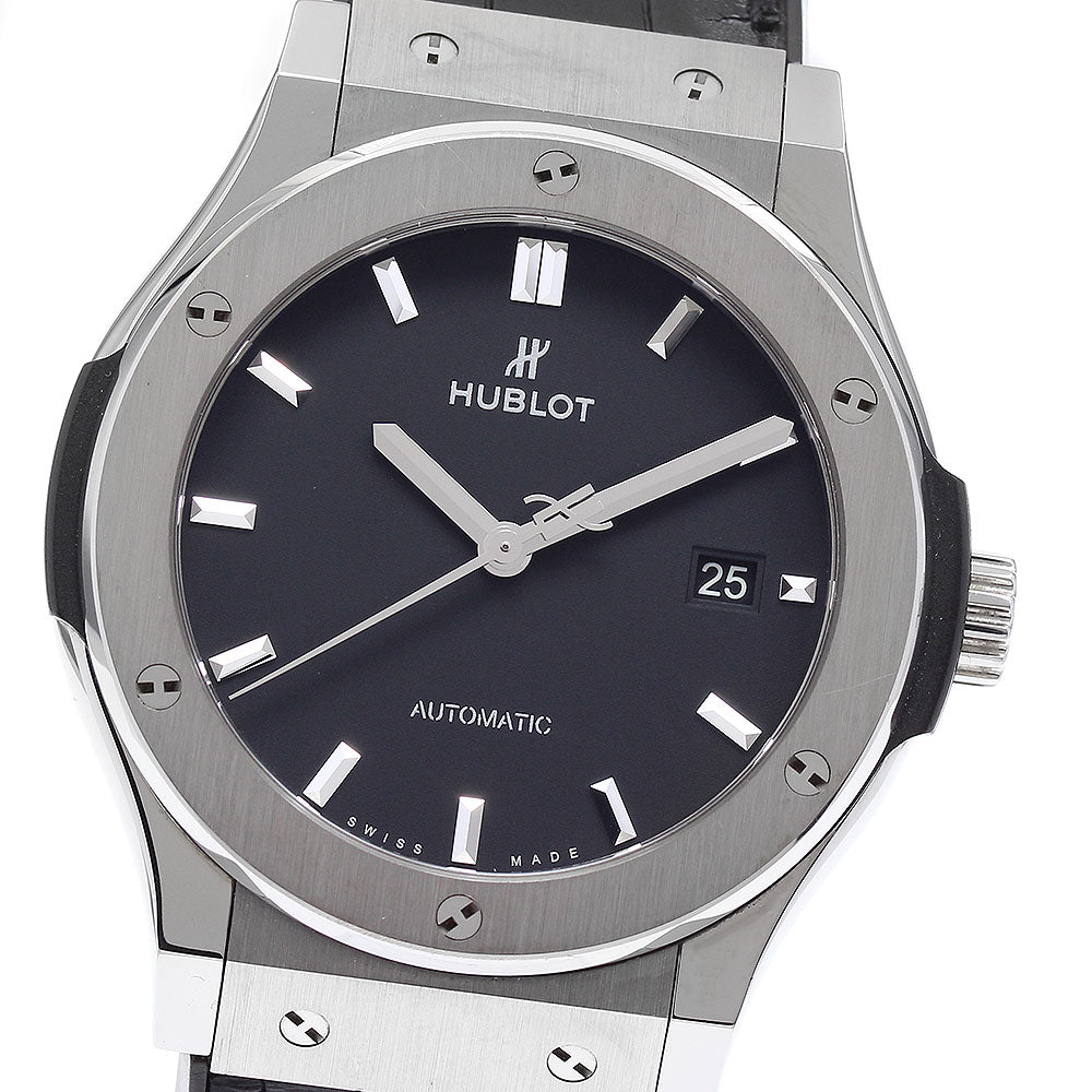HUBLOT Classic Fusion Titanium 542.NX.1171.LR.1104 Date black Dial Automatic Men's Watch_894094