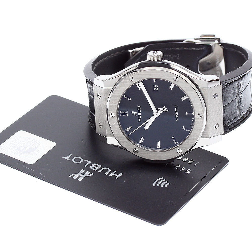 HUBLOT Classic Fusion Titanium 542.NX.1171.LR.1104 Date black Dial Automatic Men's Watch_894094