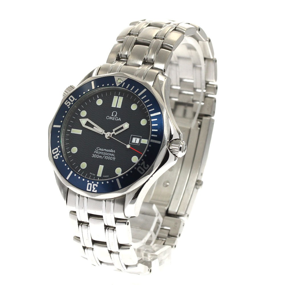 OMEGA Seamaster300 2541.80 Date Navy Dial Quartz Men's Watch_894101