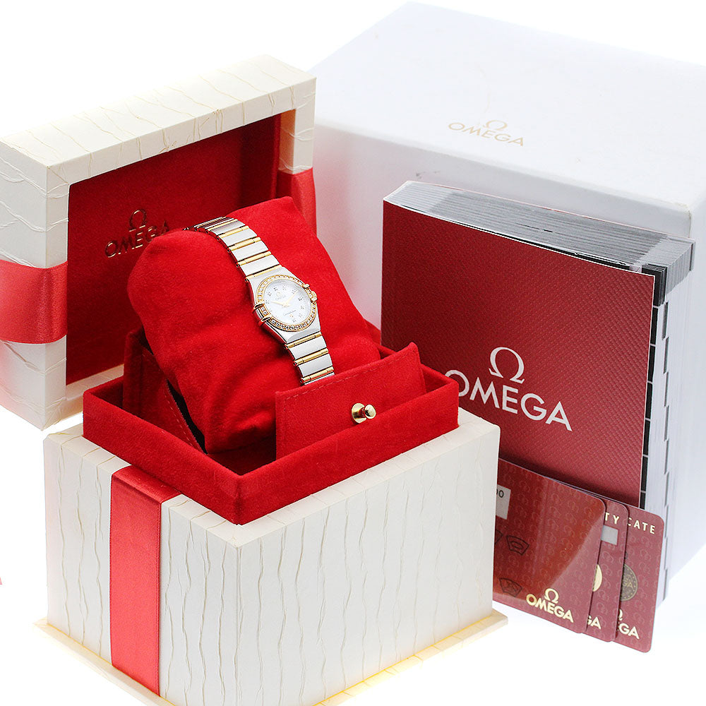 OMEGA Constellation Mini 1267.75 12P diamond bezel full bar Quartz Ladies_894113