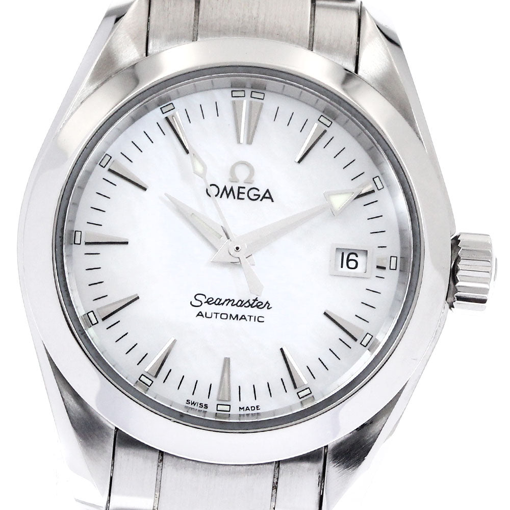 OMEGA Seamaster Aqua Terra 2573.70 Date White shell Dial Automatic Ladies Watch_894152