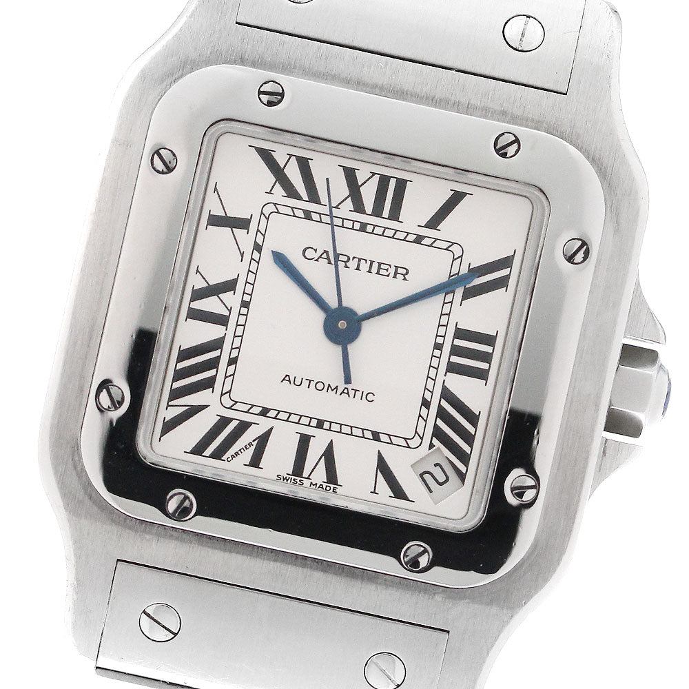 CARTIER Santos GalbeeXL W20098D6 Date Silver Dial Automatic Men's Watch_894170