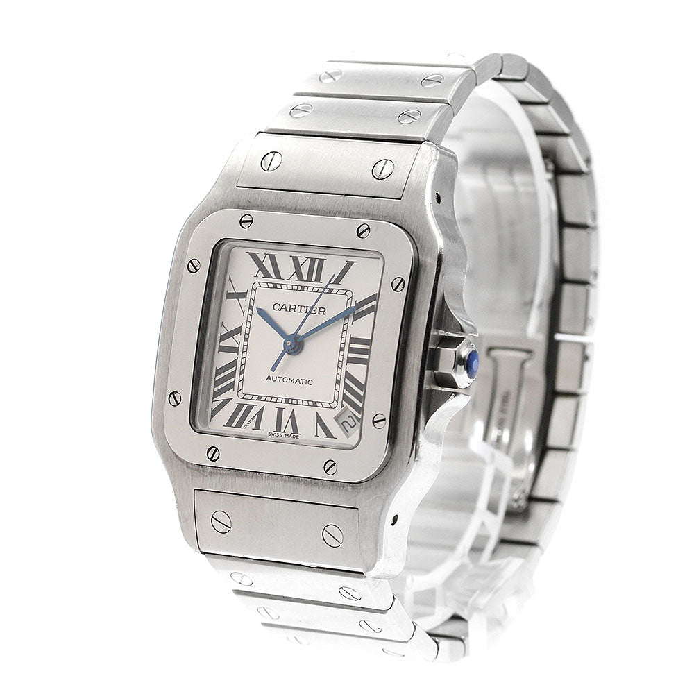 CARTIER Santos GalbeeXL W20098D6 Date Silver Dial Automatic Men's Watch_894170