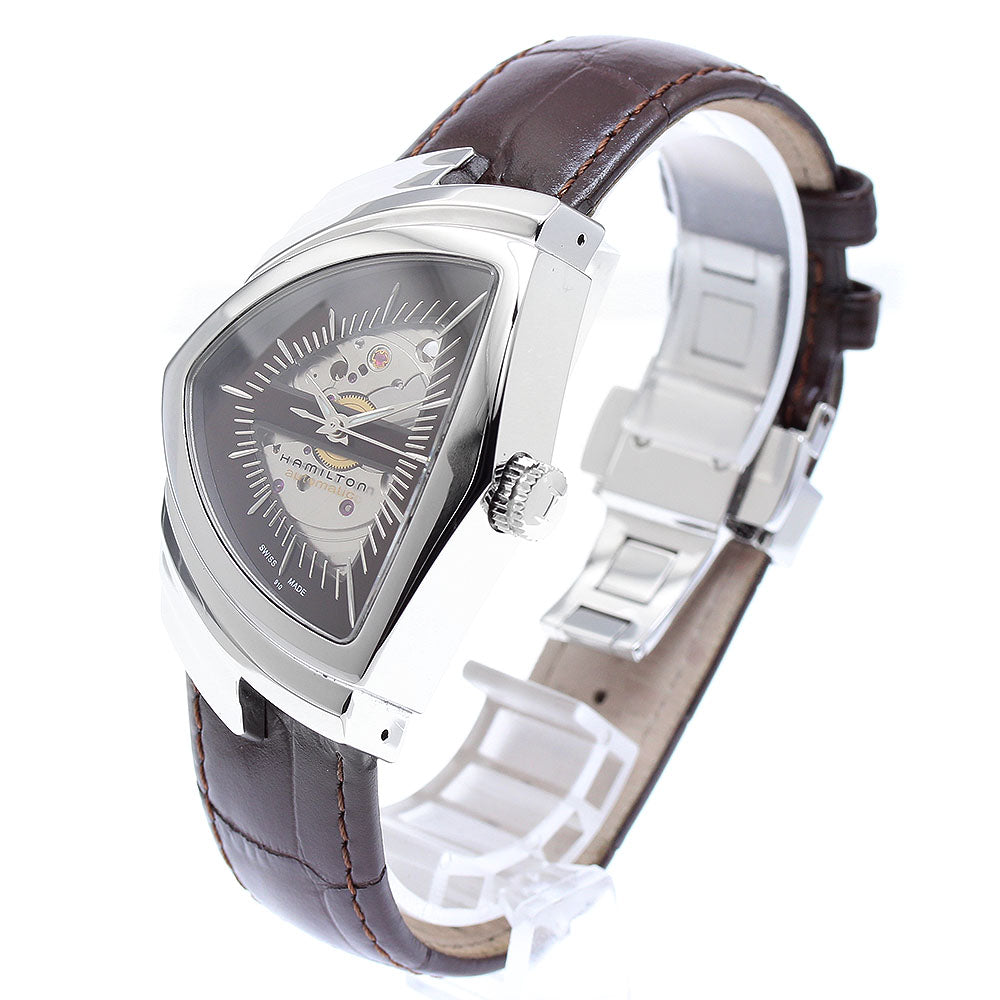 HAMILTON Ventura H245150 skeleton Brown Dial Automatic Men's Watch_894186