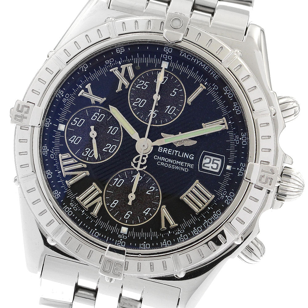 BREITLING Crosswind A13355 Date Chronograph black Dial Automatic Men's Watch_894208
