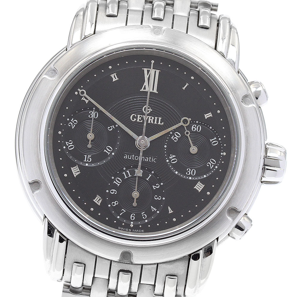 Gevril Greenwich K0111 Chronograph black Dial Automatic Men's Watch_894221