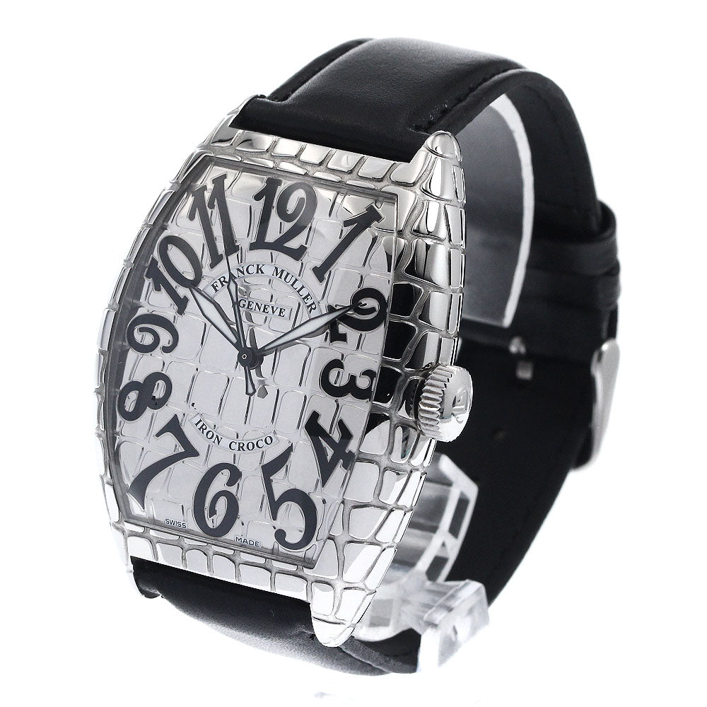 FRANCK MULLER Tonneau Curvex Iron Croc 8880SCIRONCRO Automatic Men's_894231