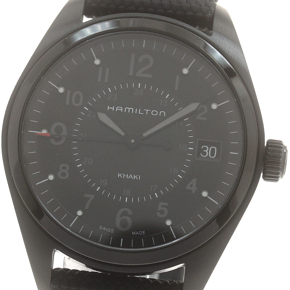 HAMILTON Khaki field H684010 black Dial Quartz Men's Watch_894236