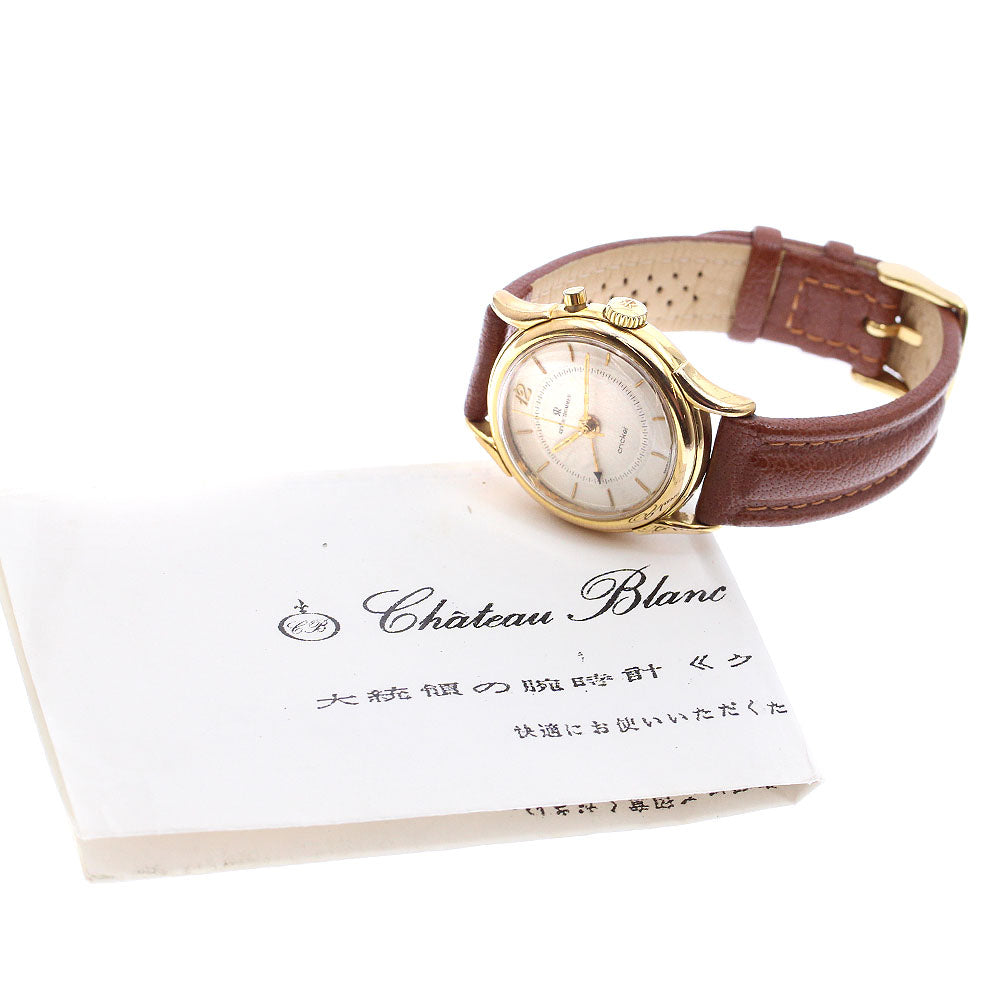 REVUE THOMMEN cricket 8022001 alarm Silver Dial Hand Winding Men's Watch_894239