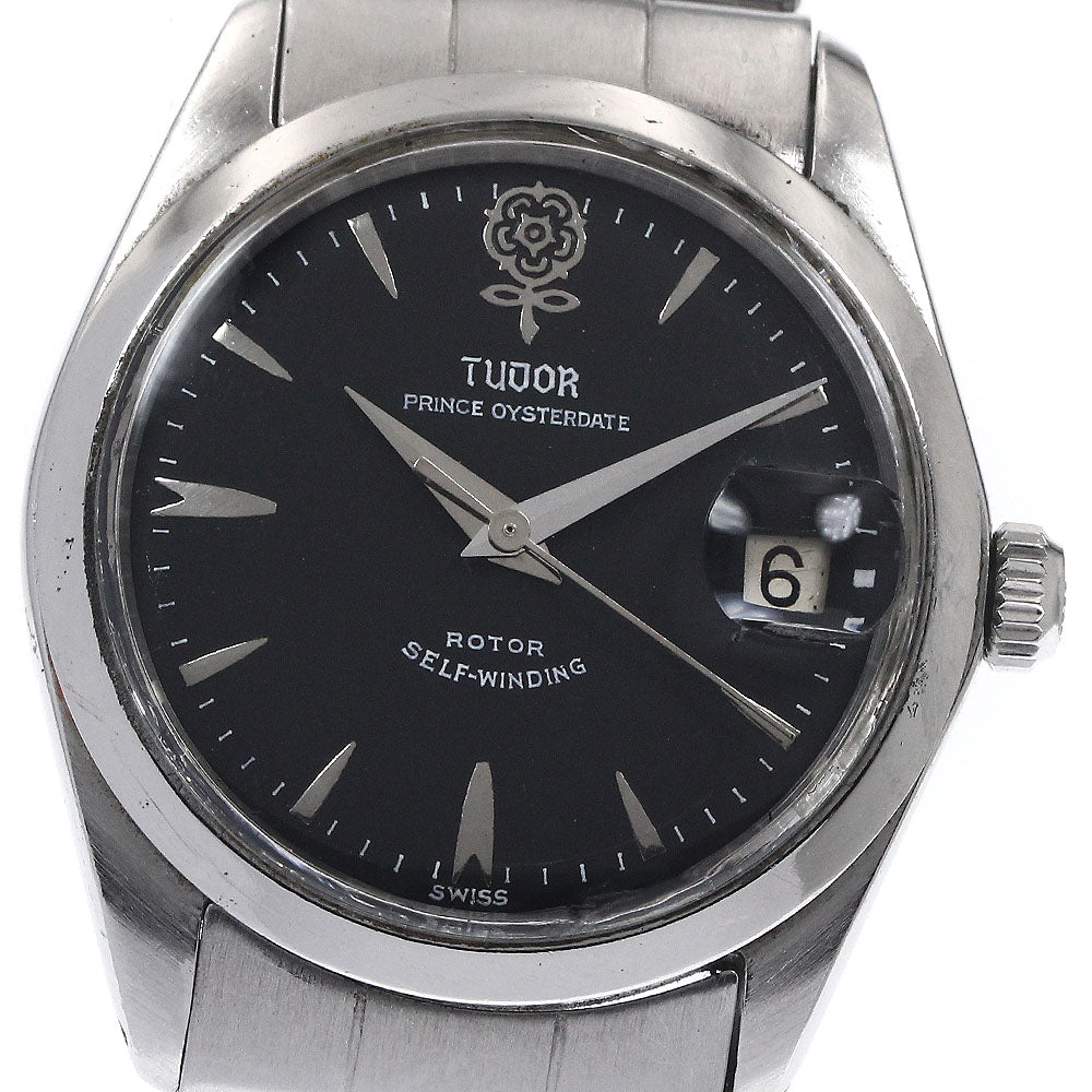 TUDOR Prince Oyster Date 7996 Cal.2484 black Dial Automatic Men's Watch_894261