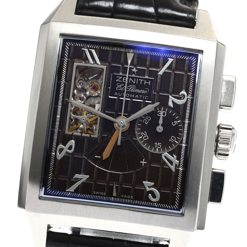 ZENITH Port Royale Open 03.0540.4021 Chronograph Brown Dial Automatic Men's Watch_894268