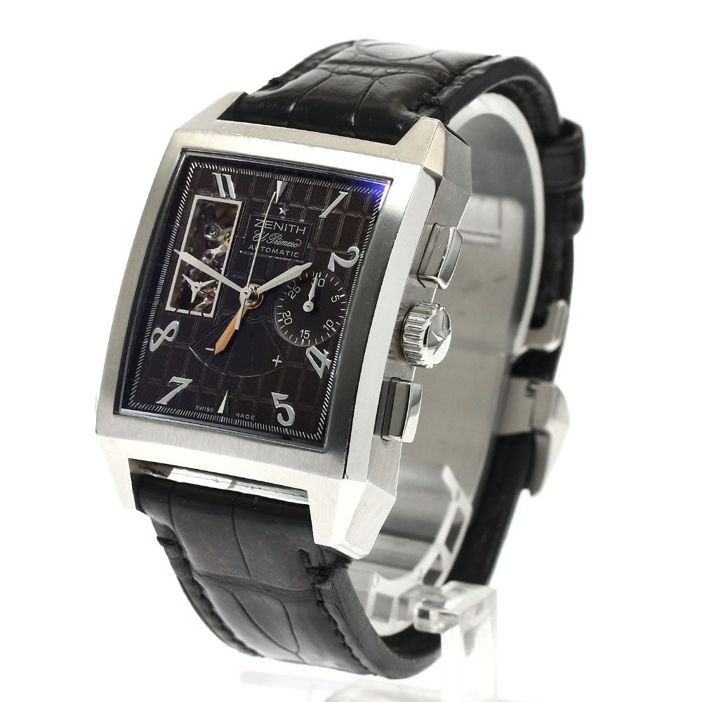 ZENITH Port Royale Open 03.0540.4021 Chronograph Brown Dial Automatic Men's Watch_894268
