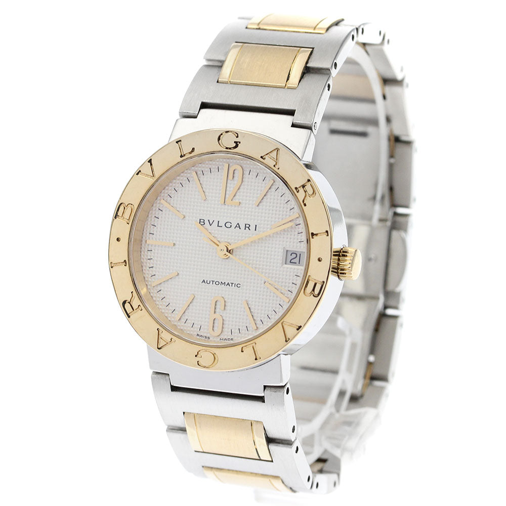 BVLGARI BVLGARIBVLGARI BB38SG YG2 tone date Silver Dial Automatic Men's_894276