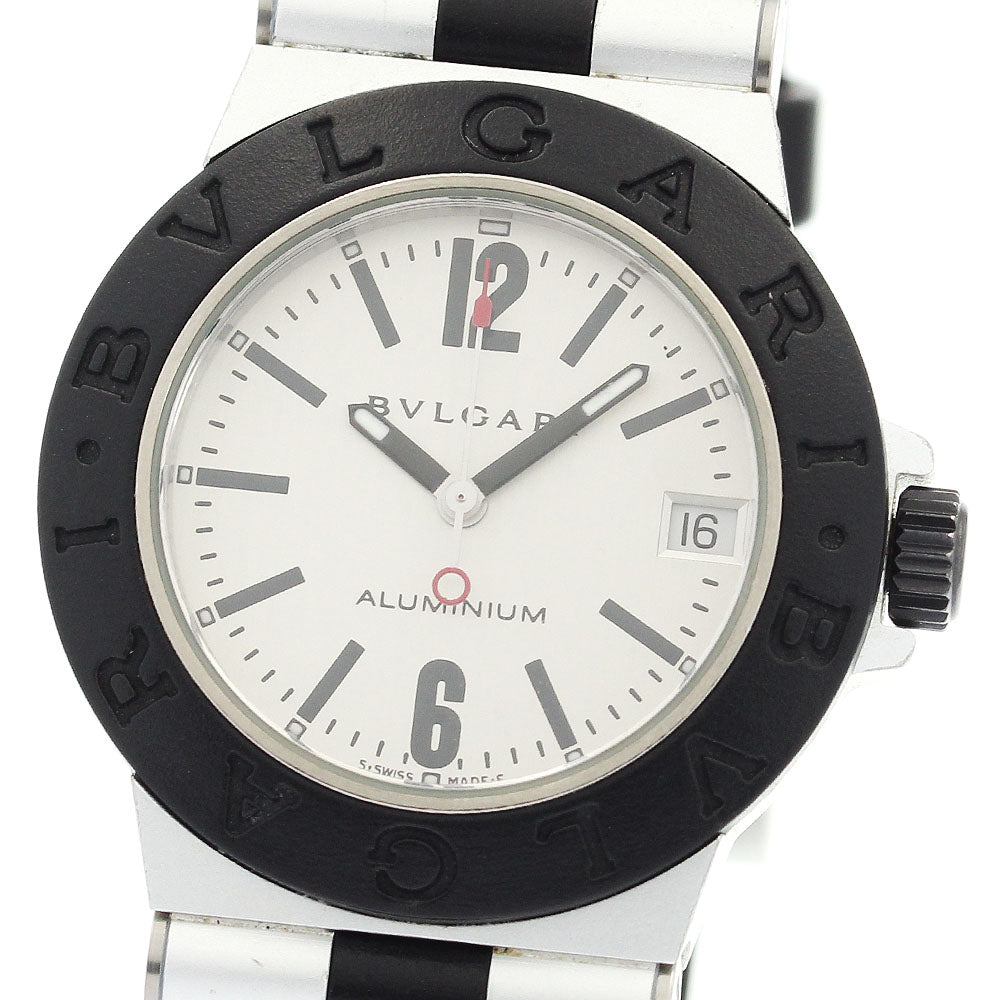 BVLGARI aluminum AL32TA Silver Dial Quartz Boy's Watch_894287