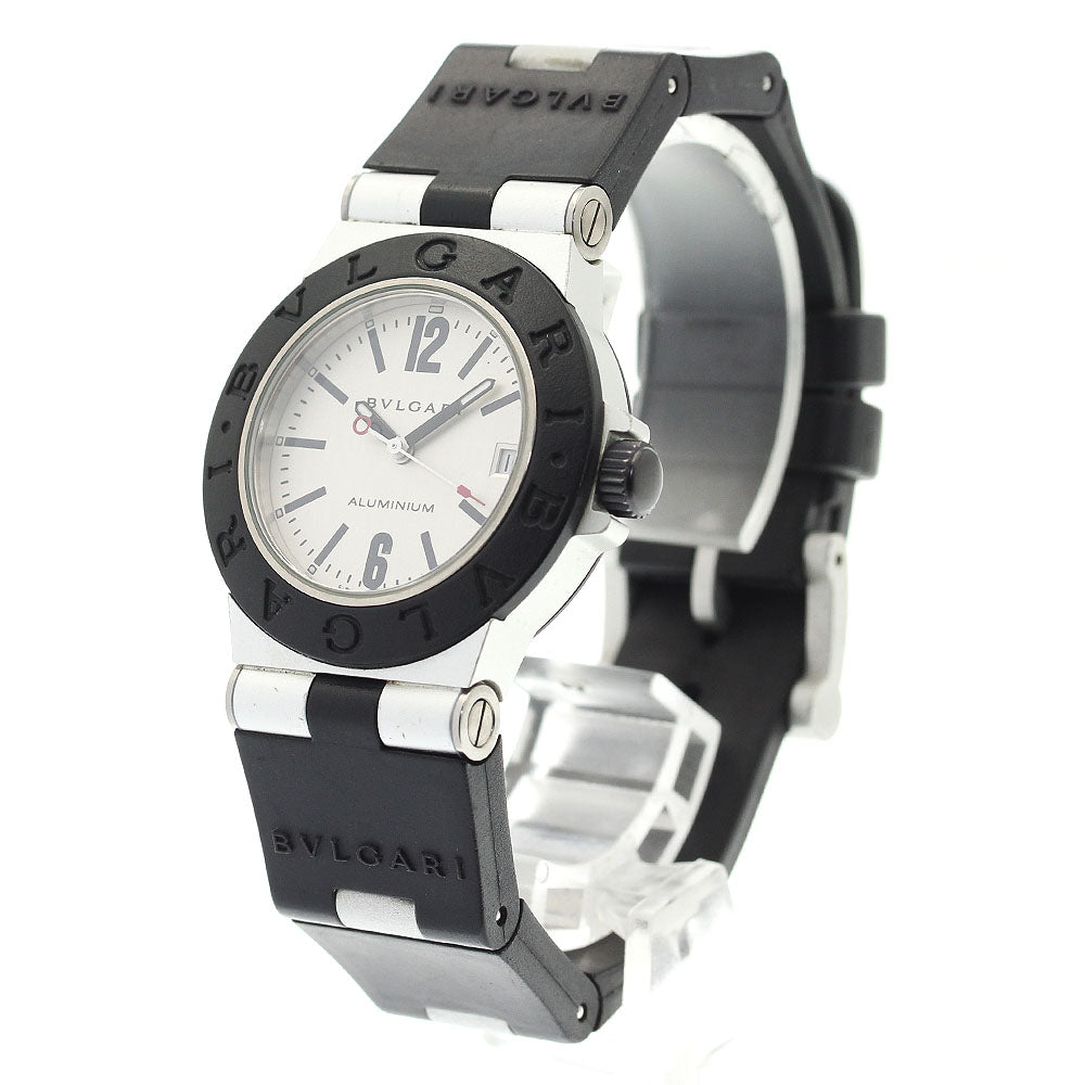 BVLGARI aluminum AL32TA Silver Dial Quartz Boy's Watch_894287