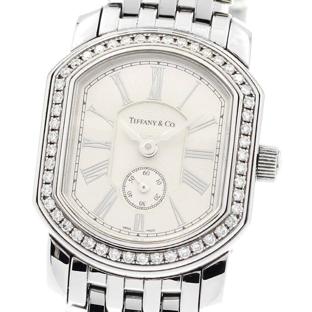 TIFFANY&Co. Mark coupe 21932523 Diamond Bezel Quartz Ladies Watch_894292