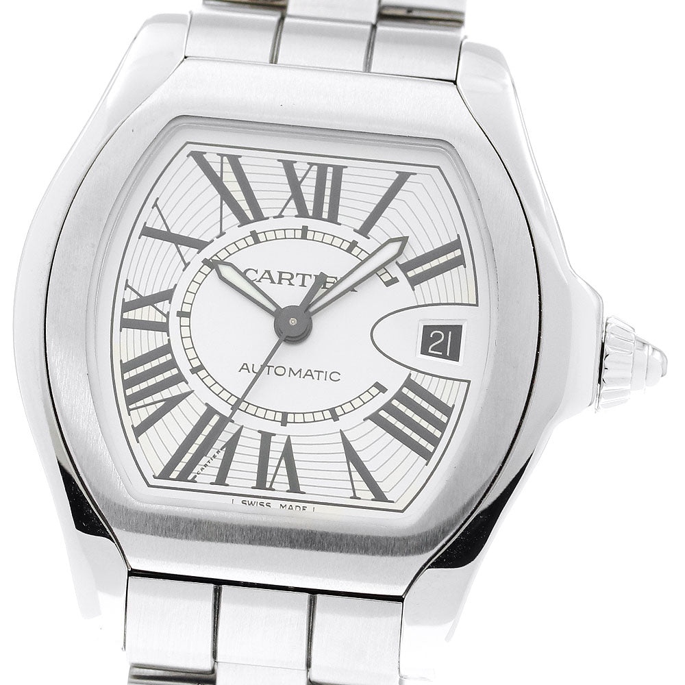 CARTIER Roadster LM W6206017 Date Silver Dial Automatic Men's Watch_894300
