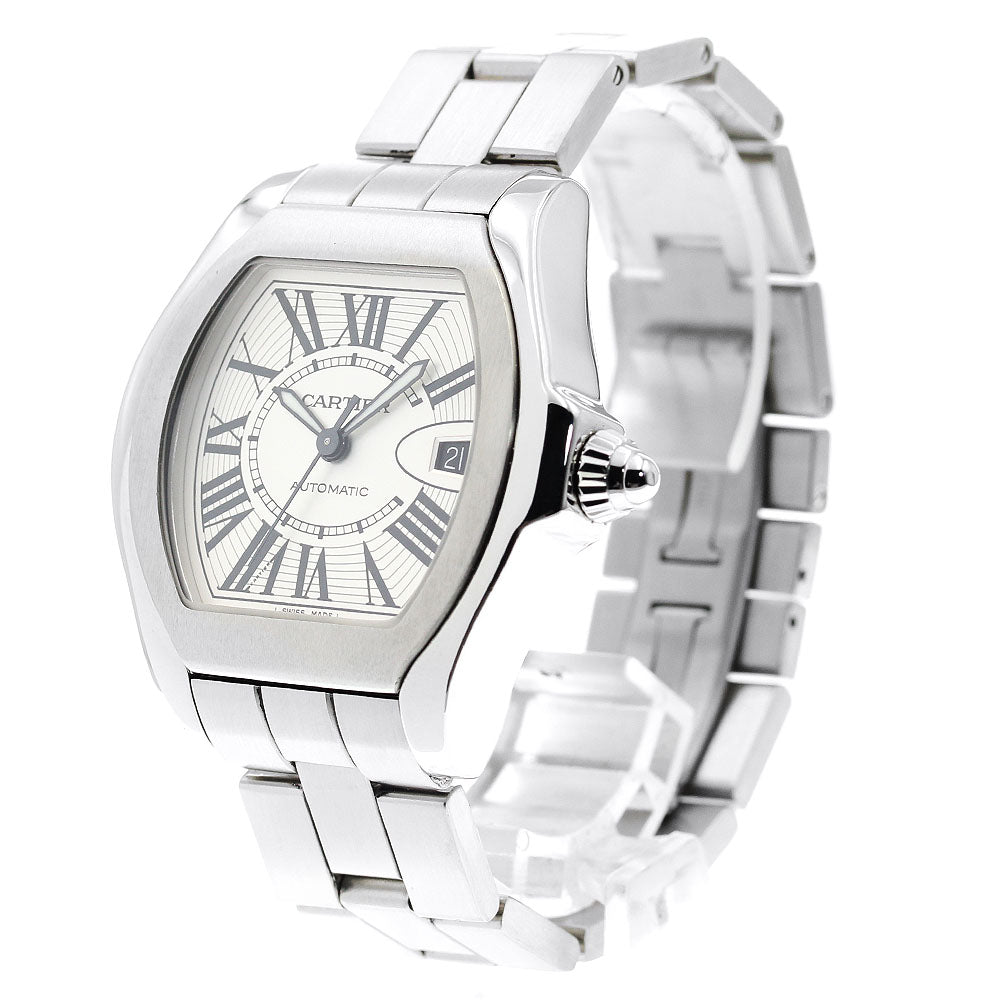 CARTIER Roadster LM W6206017 Date Silver Dial Automatic Men's Watch_894300