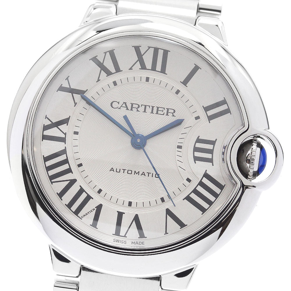 CARTIER Baron Blue MM W6920046 Silver Dial Automatic Boy's Watch_894302