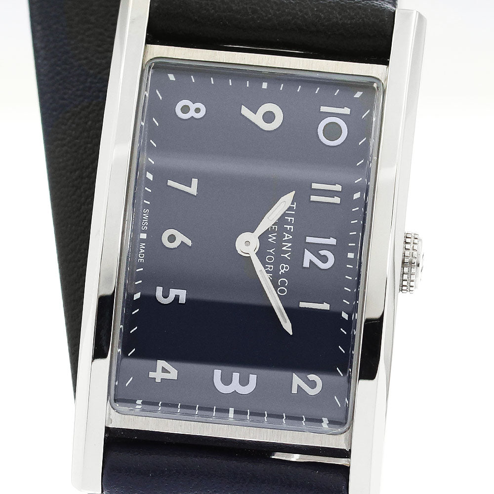 TIFFANY&Co. East West Mini 34677344 Navy Dial Quartz Ladies Watch_894303