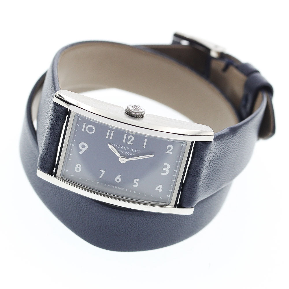 TIFFANY&Co. East West Mini 34677344 Navy Dial Quartz Ladies Watch_894303