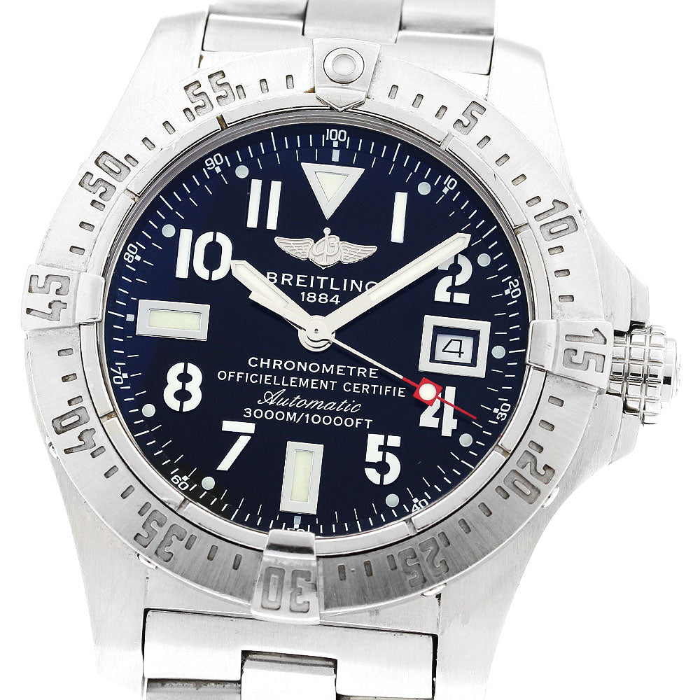 BREITLING Avenger Seawolf A17330 Date black Dial Automatic Men's Watch_894304