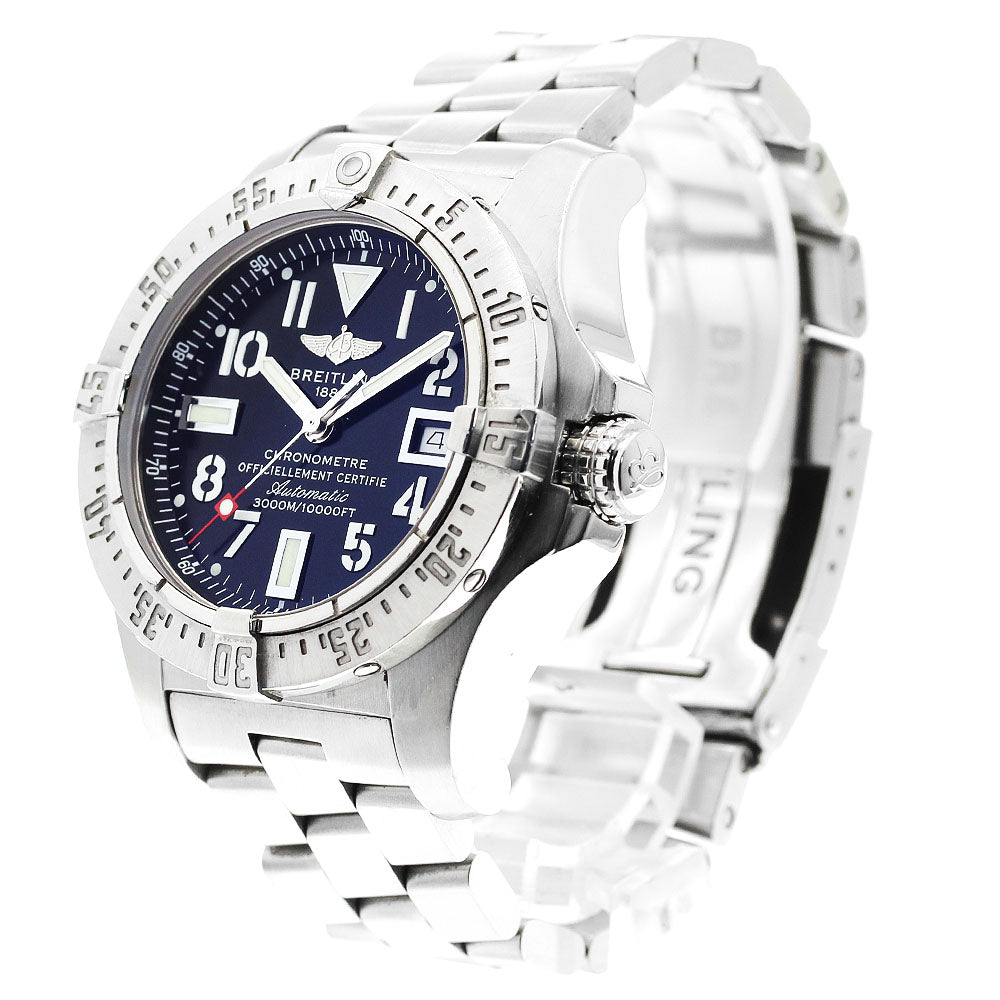 BREITLING Avenger Seawolf A17330 Date black Dial Automatic Men's Watch_894304