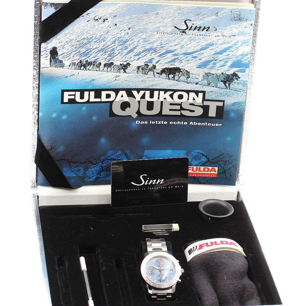 Sinn Crystal Fulda 303.KRISTALL Chronograph Day Date Limited to 1000 pieces worldwide blue Dial Automatic Men's Watch_894305