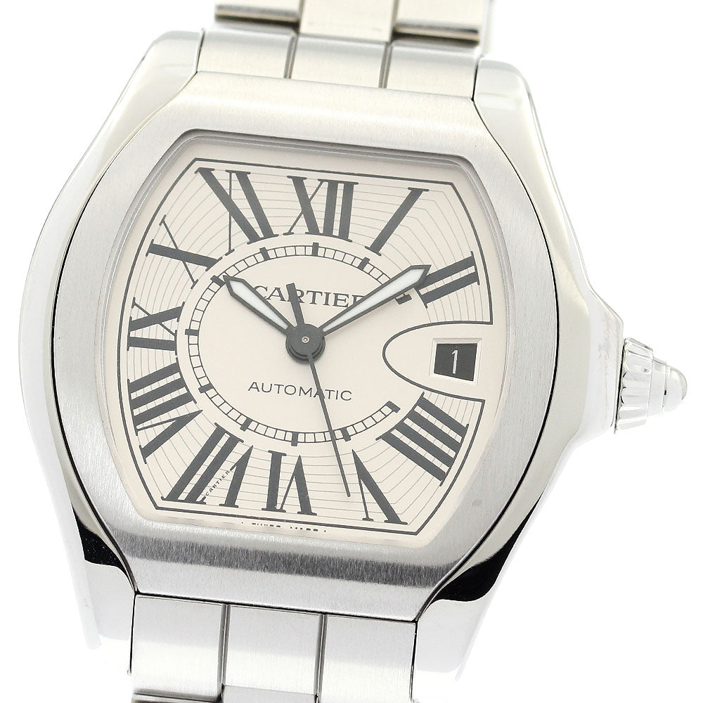 CARTIER Roadster LM W6206017 Date Silver Dial Automatic Men's Watch_894307
