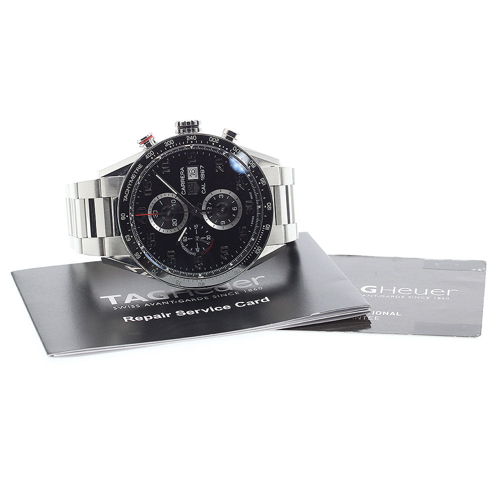 TAG HEUER Carrera CAR2A10-5 Chronograph black Dial Automatic Men's Watch_894308