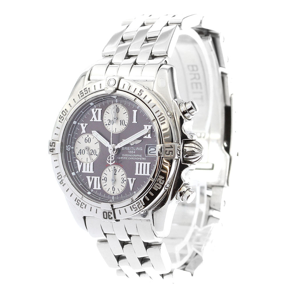 BREITLING Chrono cockpit A13358 Date Brown Dial Automatic Men's Watch_894322