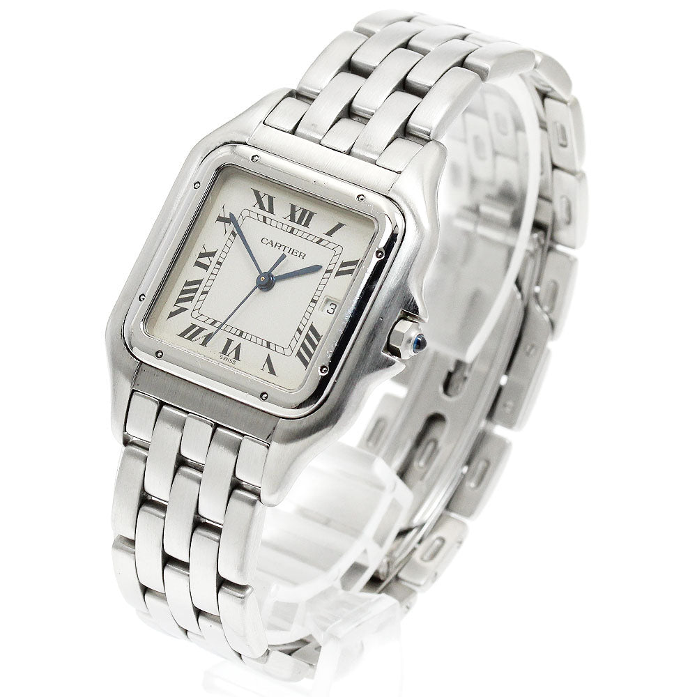 CARTIER PANTHERE LM W25032F5 Date beige Dial Quartz Men's Watch_894335