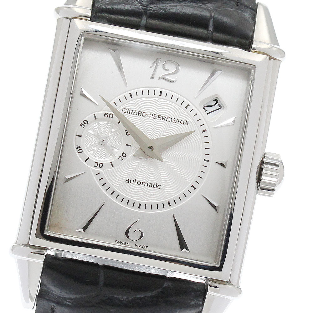 GIRARD PERREGAUX Vintage 1945 25932 Date Silver Dial Automatic Men's_894337