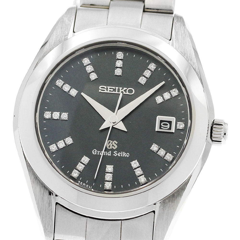 SEIKO Grand Seiko STGF071/4J52-0AB0 Diamond index Black shell Dial Quartz Ladies Watch_894352